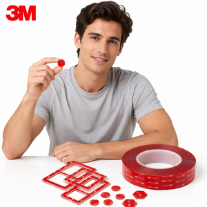 Ruban de fixation transparent <span class=keywords><strong>3M</strong></span> VHB 4910, 40 mil (1,0 mm), pour collage métal et verre, composants de masquage découpés à la presse - Product Image 2