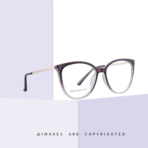 Gafas de óptica TR90 unisex, monturas de ordenador de lectura de luz azul claro con patrón sólido, estilo clásico para el trabajo y las reuniones diarias - Product Image 2