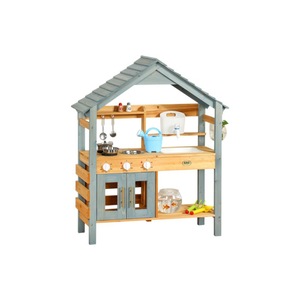 Maison de jeu en bois pour l'extérieur, <span class=keywords><strong>cuisine</strong></span> imperméable, jeu de rôle pour enfants, jouet interactif parent-<span class=keywords><strong>enfant</strong></span> pour les enfants de 4 à 6 ans - Product Image 5