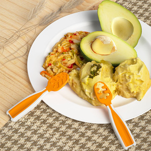 Ensemble de cuillères pour bébé, essentiels pour bébé, pré-cuillères pour la diversification alimentaire, ustensiles en silicone pour tout-petits de 6 mois et plus, première étape - Product Image 2