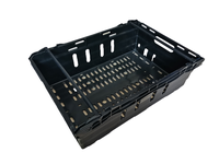 3 #   Caisse de rangement portable HAOSEN en maille PP pour légumes et fruits, ventilée, empilable et emboîtable