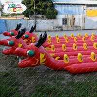 Excité 8 Joueurs Dragon Gonflable bateau banane à vendre Tubes Remorquables