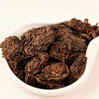 Thé Pu'er Lao Cha Tou Premium vieilli 6 ans, pépites de thé Shu Pu Erh naturelles rares pour la vente en gros et la personnalisation