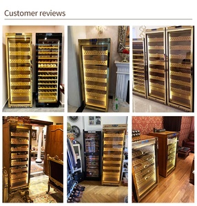 Humidor à cigares Raching Sd800 à double porte et armoire réfrigérée à vin, meuble de rangement multifonction Sd800 - Product Image 6