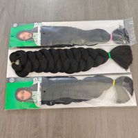 Extensions de cheveux synthétiques Yaki Jumbo pour tresses, vente en gros, 165g, pour femmes, tresses en boîte, extensions au crochet pour femmes