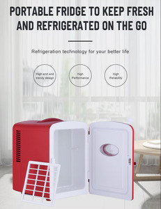 Nouveau design de réfrigérateur de voiture 4l Mini réfrigérateur portable Congélateurs de bar frais Réfrigérateur de salon de beauté commercial et compact pour la maison - Product Image 5