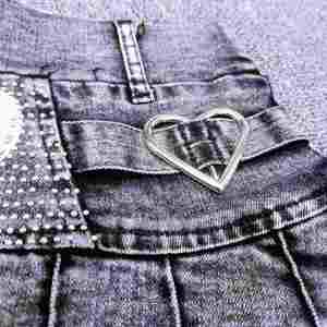 ชุดเสื้อผ้าเด็กผู้หญิงดีไซน์มืออาชีพ คอลเลคชั่นซัมเมอร์ 2022 ชุดยีนส์สำหรับเด็กผู้หญิง - Product Image 2