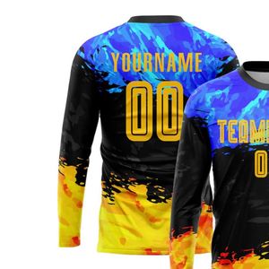 Camiseta de Fútbol de Manga Larga, Transpirable, con Diseño Degradado, Ropa Deportiva para Entrenamientos, Partidos y Uniformes de Club - Product Image 3