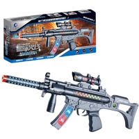 Jouet de pistolet mitrailleur électrique pour enfants multi-style, jouet de pistolet de sniper en plastique pour enfants