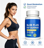 Capsules brûle-graisses Slim Plus, soutien naturel à la détoxification et à la gestion du poids, complément alimentaire pour adultes