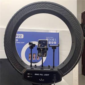 22 pouces A MENÉ LA Lumière D'anneau <span class=keywords><strong>avec</strong></span> 210cm Trépied 3 Supports de Téléphone Grande Taille 18 pouces 21 pouces <span class=keywords><strong>Grand</strong></span> 3 Couleur Lumière D'anneau - Product Image 2