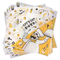 Impression personnalisée Sandwich jetable Deli Tacos Burger Papier enduit d'emballage en silicone à la cire sulfurisé pour la cuisson des aliments