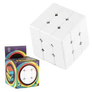 Cube Magique Vierge 3x3x3 en Plastique Blanc, Jeu de Voyage, Jouet Anti-Stress, Puzzle DIY, Cube de Vitesse pour Enfants - Product Image 4