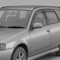 1999-2003 Nissan Wingroad / Pulsar Wagon Y11 Aero Fensterblenden Rauchglas Selbstklebende Windabweiser Regenschutz 4 Stück