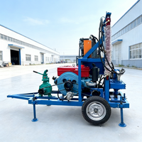Machine de forage de puits d'eau portable de 200 m de profondeur