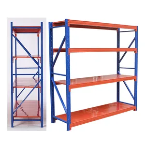 Racking system supplier manual picking assemble medium duty industrial warehouse shelving factory storage racks