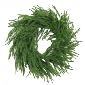 मीचनुघई थोक वास्तविक स्पर्श कृत्रिम नॉरफ़ॉक पाइन पुष्पनाथ शाखा प्रवेश माला क्रिसमस के लिए - Product Image 1