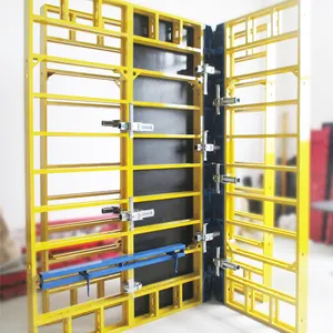 Sistema de construção concreto de parede, forma de parede do escritório 6061-t6 liga de alumínio cn; jia tecon amarelo