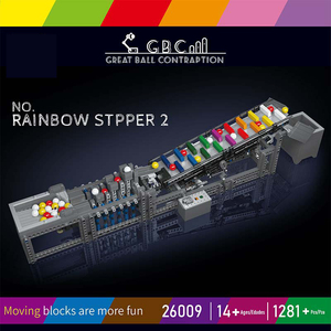 26009 Mould King Rainbow Stepper gran bola artilugio ensamblar juego de bloques de construcción modelo niños juguete educativo creativo Juguetes - Product Image 2