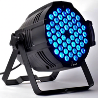 Projecteur LED PAR 54x3W RGB 3-en-1 en gros pour DJ, contrôle DMX 512 pour discothèque, bar, scène, spectacle et événementiel