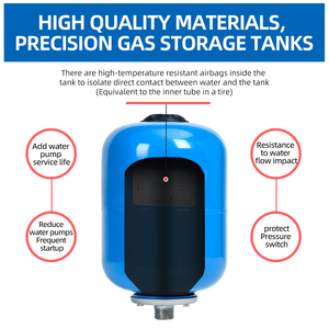 Réservoir d'alimentation en eau à pression constante de 36L et de stabilisation de pression, vase d'expansion de type vessie - Product Image 5