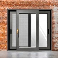 Ventana Corredera Horizontal de Aluminio con Marco Delgado y Recubrimiento en Polvo AOSTTER, Estilo Europeo Elegante