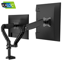 KALOC Ressort À Gaz Double En Aluminium Moniteur Bras avec USB Haute Capacité De Chargement Poids de Divers Affichages DS90-2
