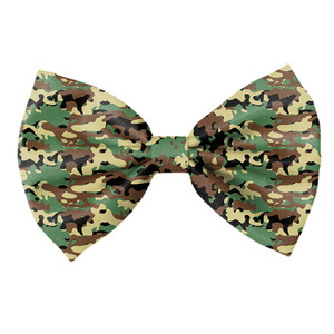Camouflage Dog Harness Set with Adjustable Buckle Closure and Bowknot <b>for</b> Medium Dogs - Product Image 2
