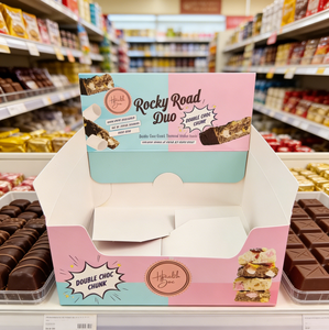 Cajas de Exhibición de Cartón Plegables Personalizadas <span class=keywords><strong>para</strong></span> Chicles, Dulces y Golosinas, Caja de Embalaje con Apertura Fácil <span class=keywords><strong>para</strong></span> Mostrador de Supermercado - Product Image 3