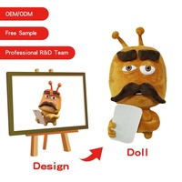 Conception promotionnelle OEM ODM poupée peluche douce en peluche animal dessin animé fabricant de jouets en peluche personnalisé