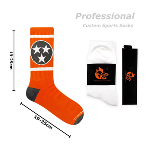 Chaussettes de sport OEM de haute qualité, mi-épaisses, avec logo personnalisé, pour athlètes d'élite - Product Image 3