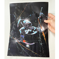 Autocollant de logo personnalisé en vinyle thermocollant pour vêtements, impression par transfert thermique, lavable, sans étiquette, haute élasticité, 39x54cm, vente en gros