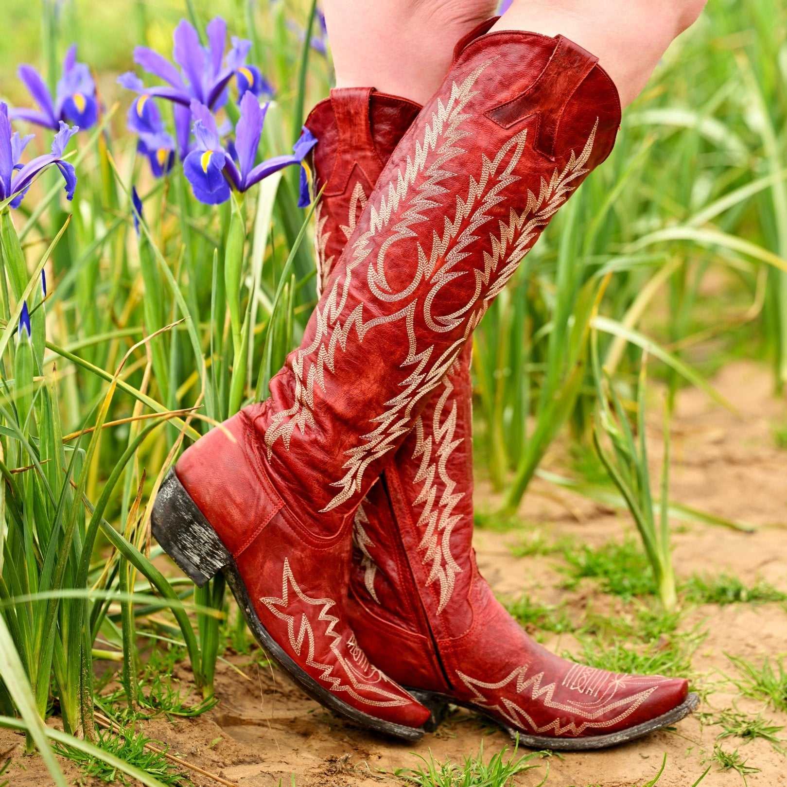 Para chica ocupada HC4797 2023, botas occidentales hasta la