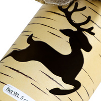 Boîte d'emballage alimentaire en carton cylindrique personnalisée pour macaron, brownie, dessert, pain d'épices de Noël, tube en papier cadeau