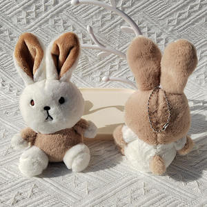 Portachiavi personalizzato in peluche con tecnica di coniglio giocattolo in cotone PP con camicia personalizzata-dalla scatola cieca del produttore - Product Image 3