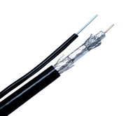 Hangzhou ZHIYUAN Cable Coaxial CCS Cobre CCA CATV RG6 Rg58 Rg59 Rg11 Coaxial TV Señal Cable de alimentación Cable de transmisión