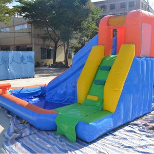 Toboggan aquatique <span class=keywords><strong>gonflable</strong></span> commercial direct usine pour enfants, avec <span class=keywords><strong>piscine</strong></span> intégrée, idéal pour l'extérieur et le jardin - Product Image 4