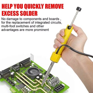 <span class=keywords><strong>Soldador</strong></span> eléctrico 2 en 1, herramienta de mano para equipo de soldadura de 220V <span class=keywords><strong>30W</strong></span>, pistola de succión de <span class=keywords><strong>estaño</strong></span>, herramienta de soldadura de precisión con enchufe europeo - Product Image 4