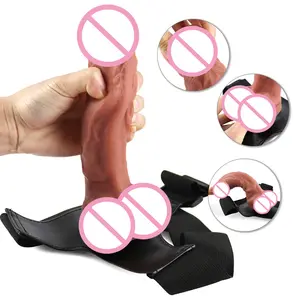 可穿戴假阳具女性手淫者成人性产品模拟假阳具性感玩具