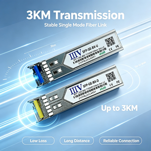 โมดูลรับส่งสัญญาณไฟเบอร์ออปติกแบบสองทิศทาง LC โหมดเดี่ยว 1.25G BiDi SFP ระยะ 3 กม. 1310/1550 นาโนเมตร SMF พร้อมฟังก์ชันตรวจสอบ DDM สำหรับขายส่ง - Product Image 1
