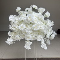 Pièce maîtresse boule de fleur artificielle de Style romantique pour la décoration de table de scène de mariage décorations de fête de mariage de taille personnalisée