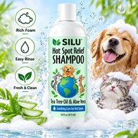 Shampoo pour animaux de compagnie SILU Private Label pour chiens et chats, huile d'arbre à thé, aloe vera, shampooing concentré pour chiens, toilettage des animaux, OEM ODM en gros