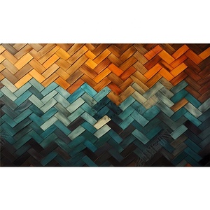 Carta da parati 3d blocco <span class=keywords><strong>astratto</strong></span> geometrico nordico - Product Image 4