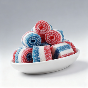 Vente en gros de <span class=keywords><strong>bonbons</strong></span> gommeux à la pectine saveur <span class=keywords><strong>gélatine</strong></span> aigre doux fruité personnalisables prix préférentiel en vrac certifié halal - Product Image 2