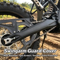Protection de cadre noir brillant pour moto électrique tout-terrain Sur-Ron Ultra Bee - Protection de carrosserie