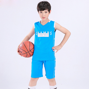 Custom logo boy basketball uniform elementary school student sportswear kids best shorts jersey 2 piece set - Product Image 3