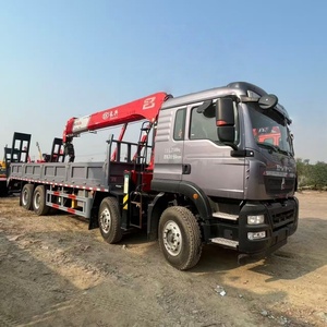 משאית מנוף נישאת מדגם סינוטרוק הו 8x4, תקן יורו 6, מנוף ישר צ'אנגשינג <span class=keywords><strong>16</strong></span> טון, משאית להובלת מטען - Product Image 4