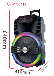 Altavoz de 15 pulgadas altavoces portátiles fiesta karaoke altavoces sonido música profesional - Product Image 6