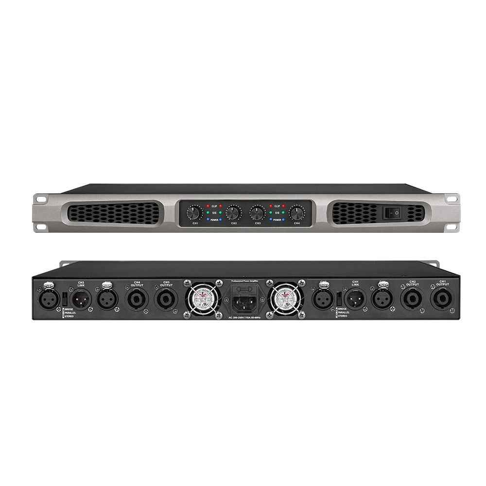 PAX4 Лидер продаж 4-канальный 1200*4 высокомощный Усилитель Звука DJ цифровой усилитель мощности профессиональный аудио