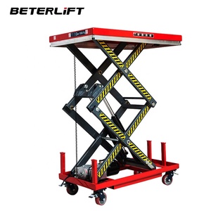 Table élévatrice à ciseaux électrique BELIFT, chariot pliable à <span class=keywords><strong>batterie</strong></span> pour la manutention de matériaux et les machines-outils - Product Image 1